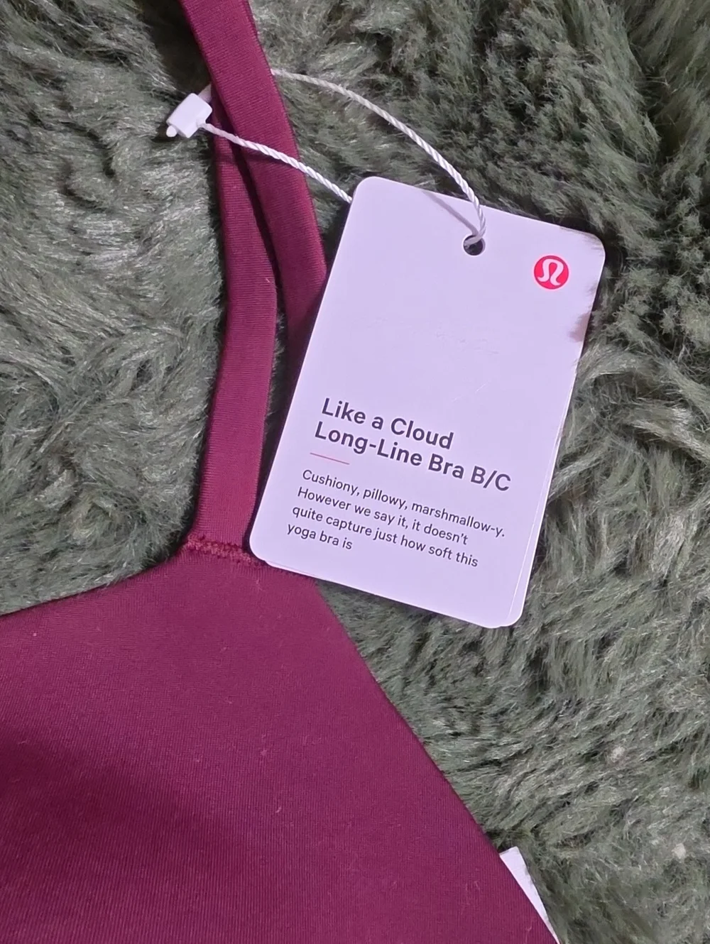 Lululemon Like A Cloud Longline Bra, Sz 10 B/C!! Nwts,BBAY!